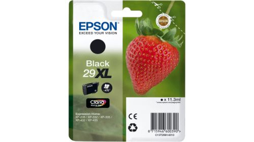 Genuine T2991 29XL High Capacity Black Ink Cartridge Epson OEM